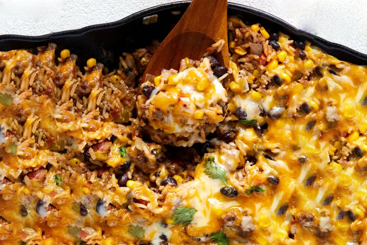 mexican beef and rice skillet