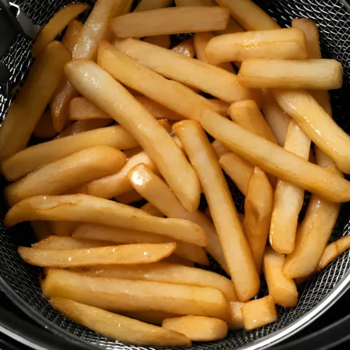 crispy frozen fries in air fryer