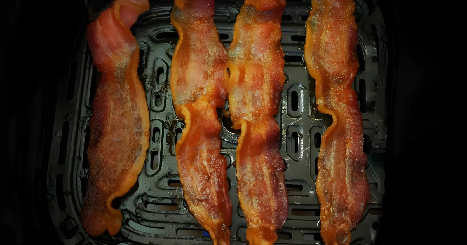Crispy bacon in air fryer