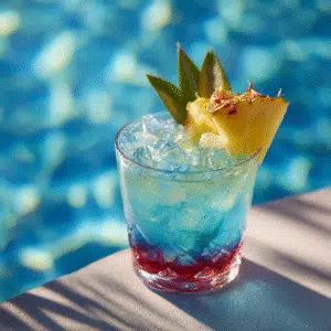 Shark Bite Drink summer cocktail