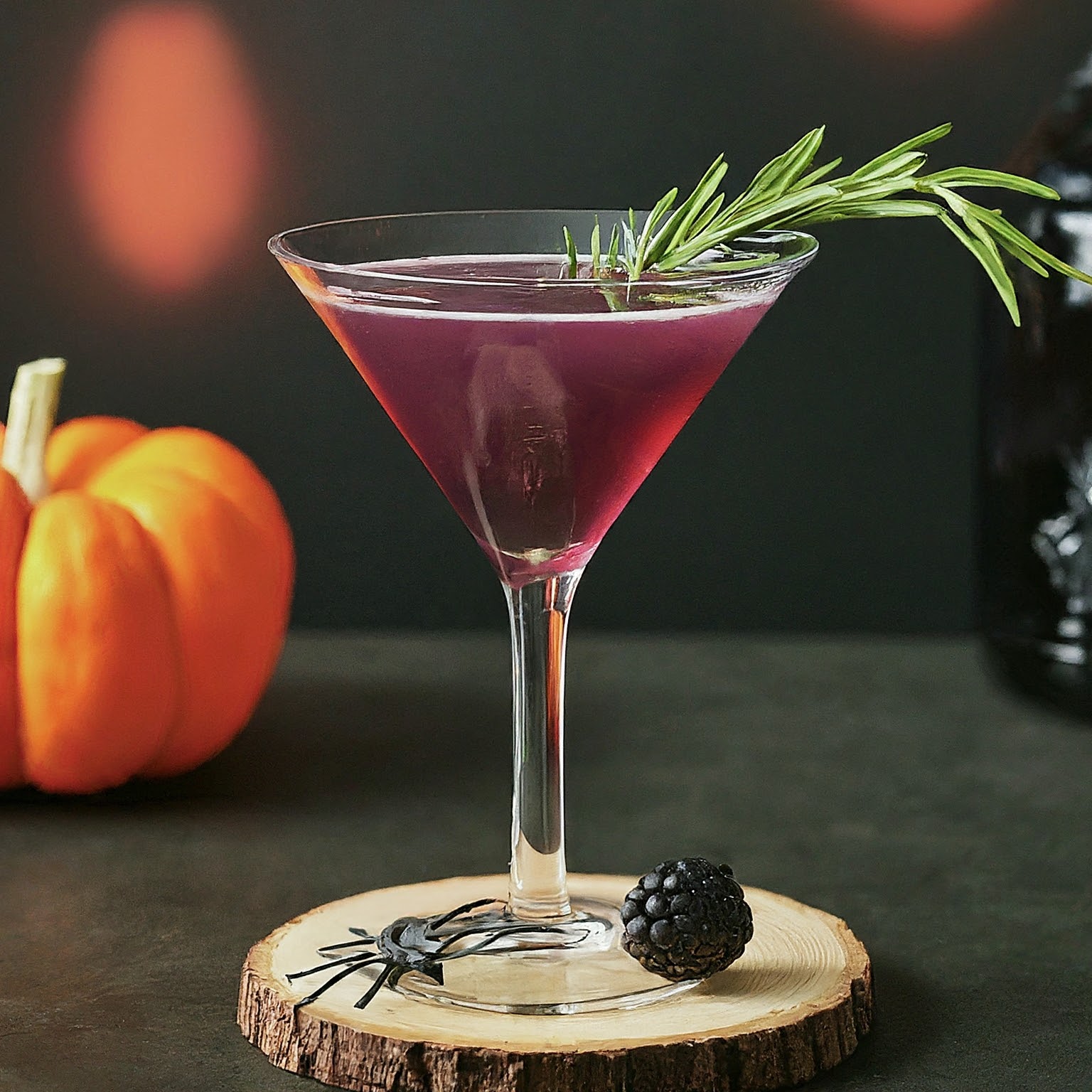 Witches' Brew Martini in a martini glass
