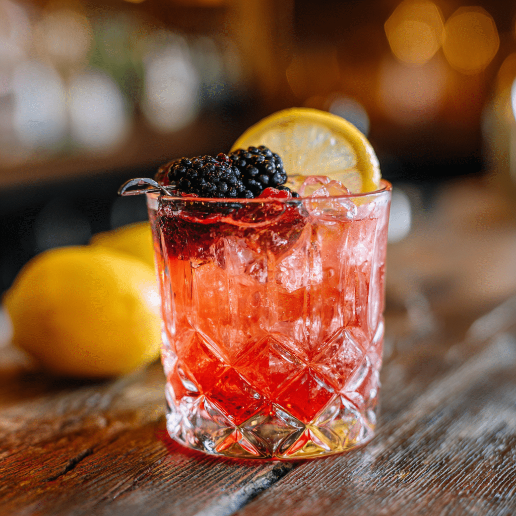 Pink Power Cocktail in a rocks glass