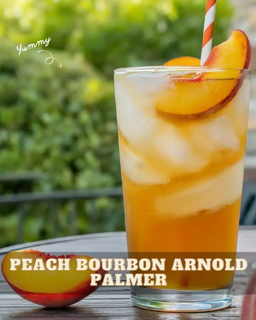 Peach Bourbon Arnold Palmer: Summer in a Glass!