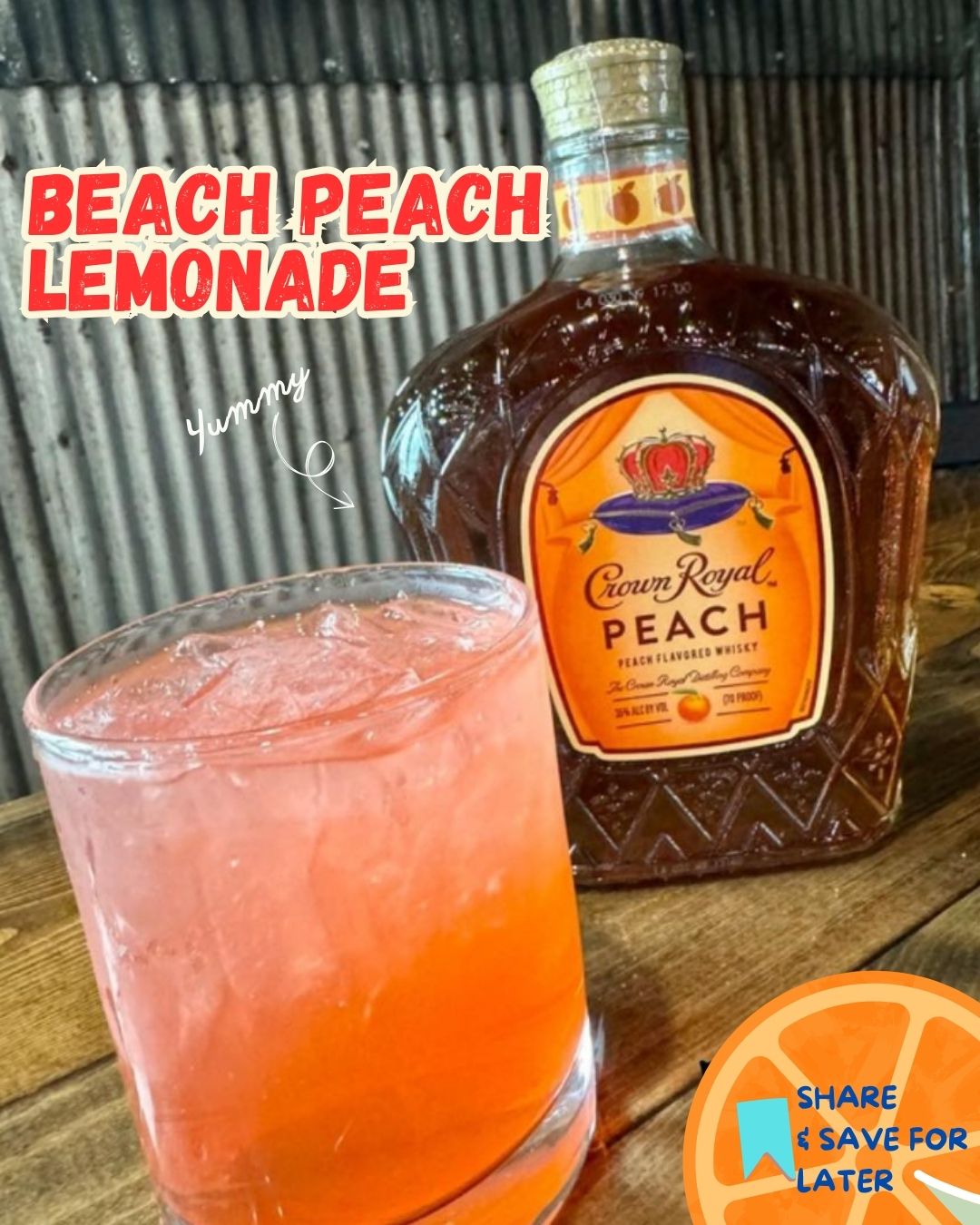Beach Peach Lemonade: A Refreshing Summer Cocktail