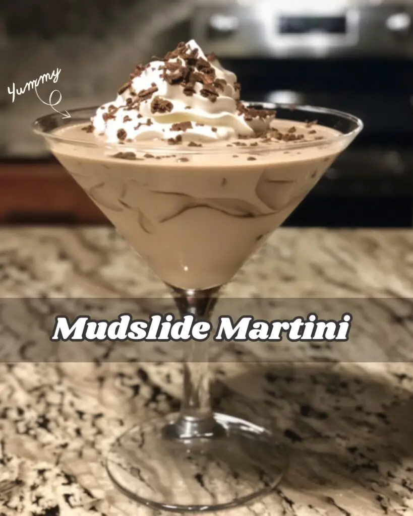 Mudslide Martini: A Decadent Dessert Cocktail