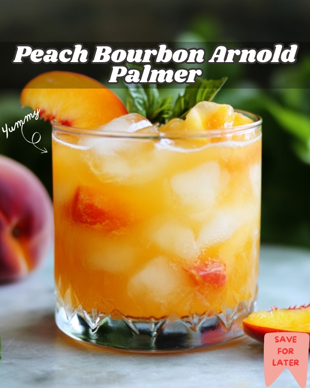 Peach Bourbon Arnold Palmer: Summer in a Glass!