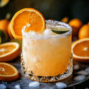 Creamsicle Dream Margarita: A Summer Cocktail That Tastes Like Dessert 2 Creamsicle Dream Margarita cocktail with orange slice garnish