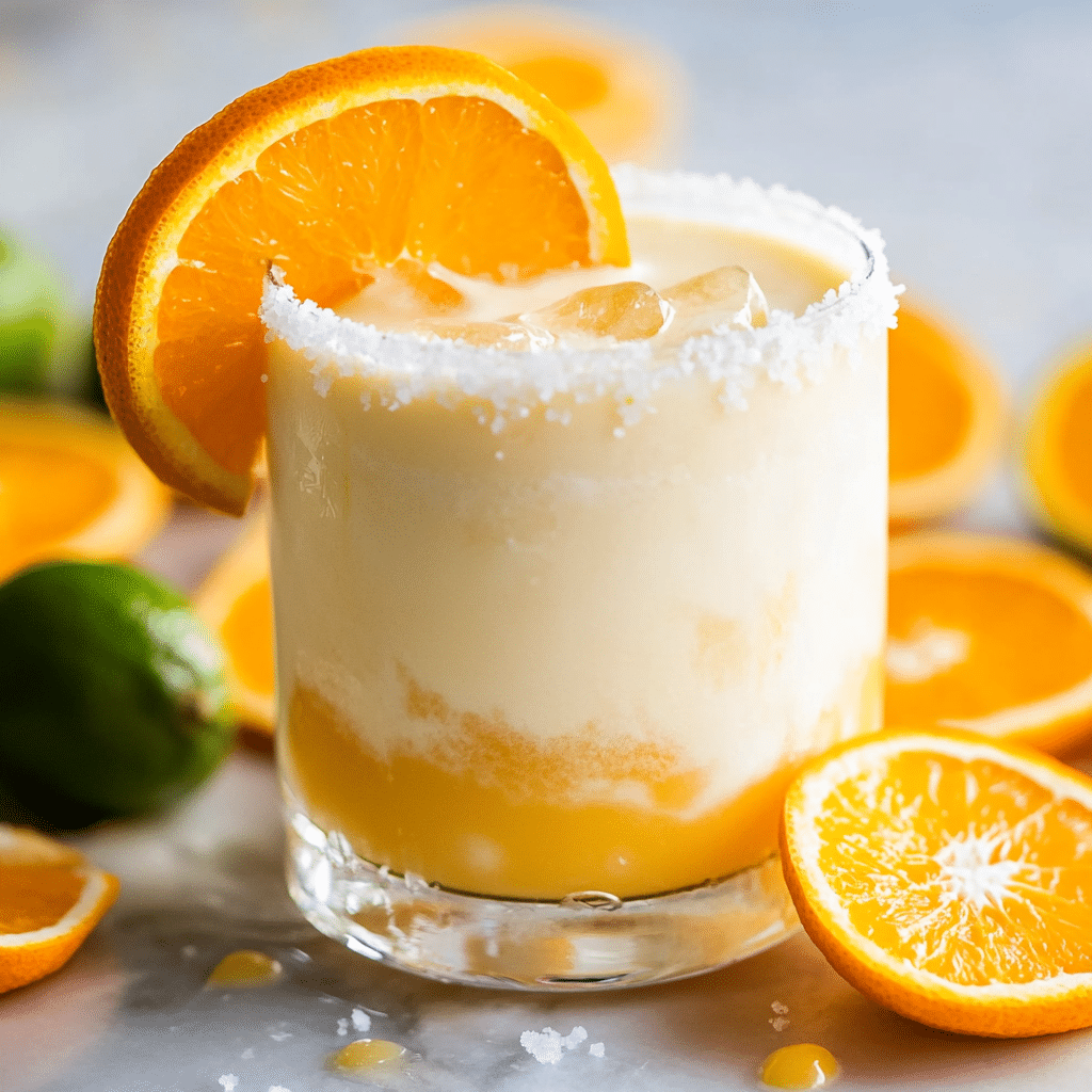 Creamsicle Dream Margarita: A Summer Cocktail That Tastes Like Dessert 5 Creamsicle Dream Margarita cocktail with orange slice garnish