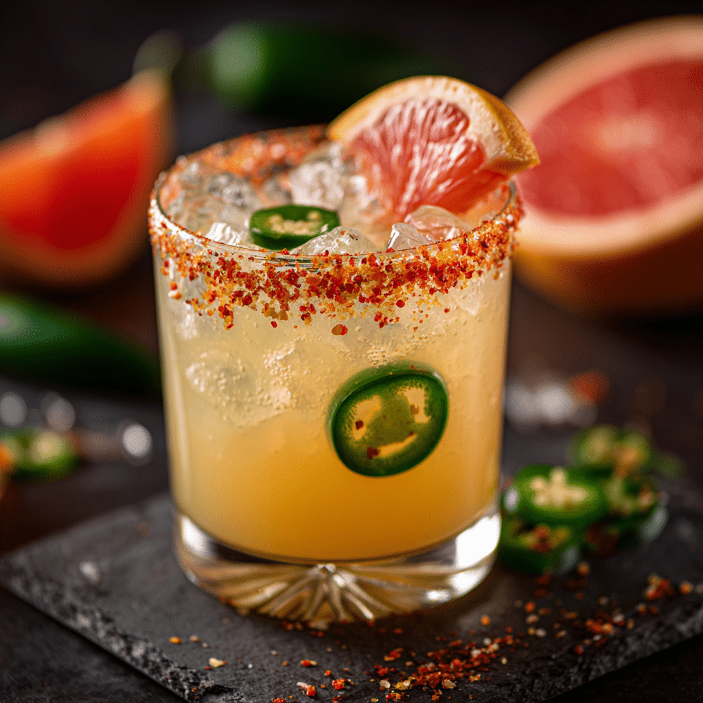 Spicy Paloma Punch: A Fiery Citrus Twist for Your Next Party 4 Spicy Paloma Punch with Grapefruit and Jalapeños