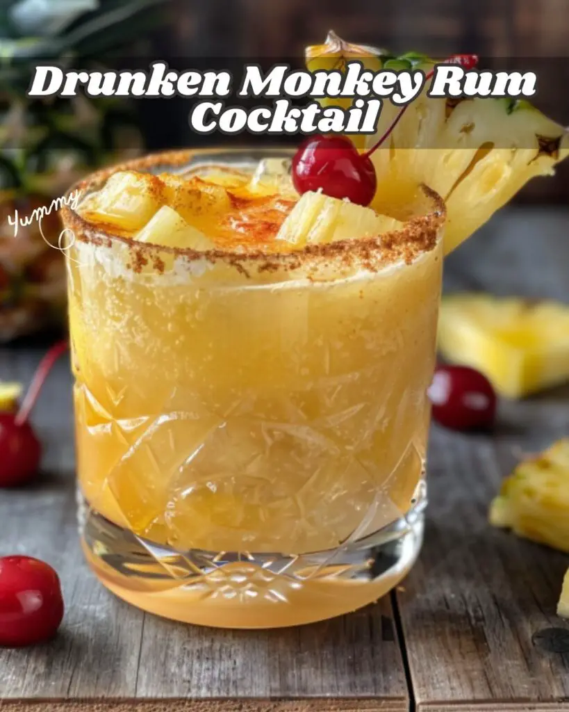 Drunken Monkey Rum Cocktail Recipe