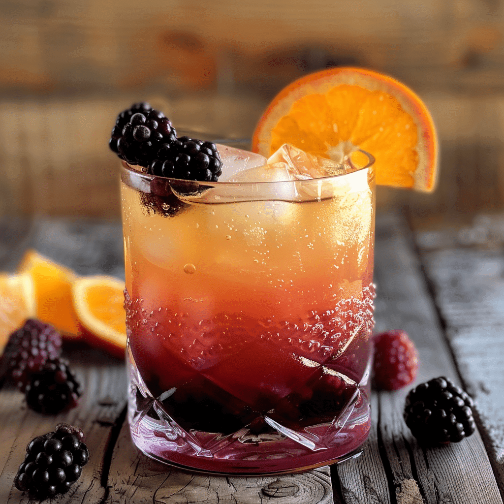 Crown Royal Blackberry Whisky Sunset