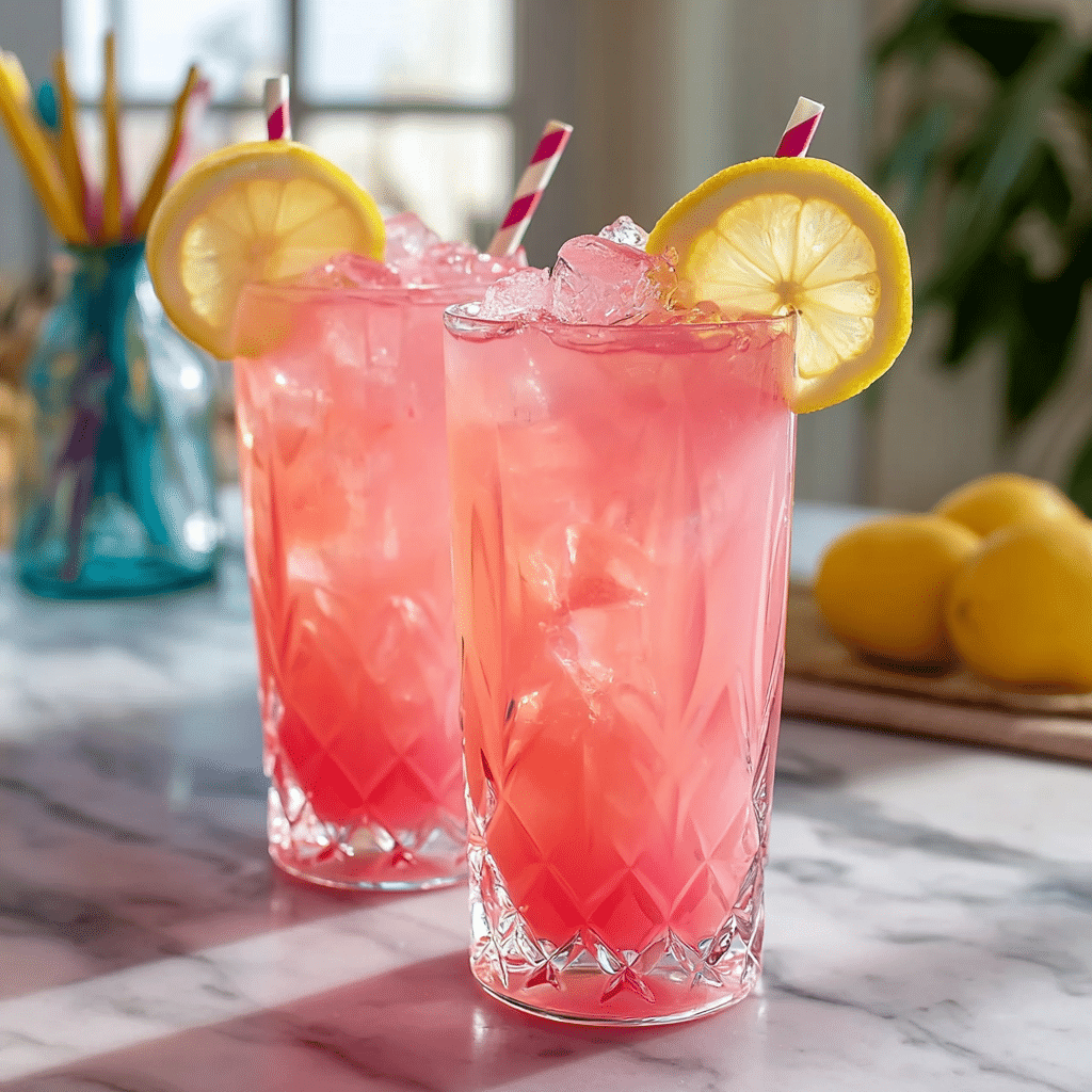 Pink Starburst Hennessy Lemonade: A Sweet & Sassy Summer Sipper 4 Pink Starburst Hennessy Lemonade cocktail in a tall glass