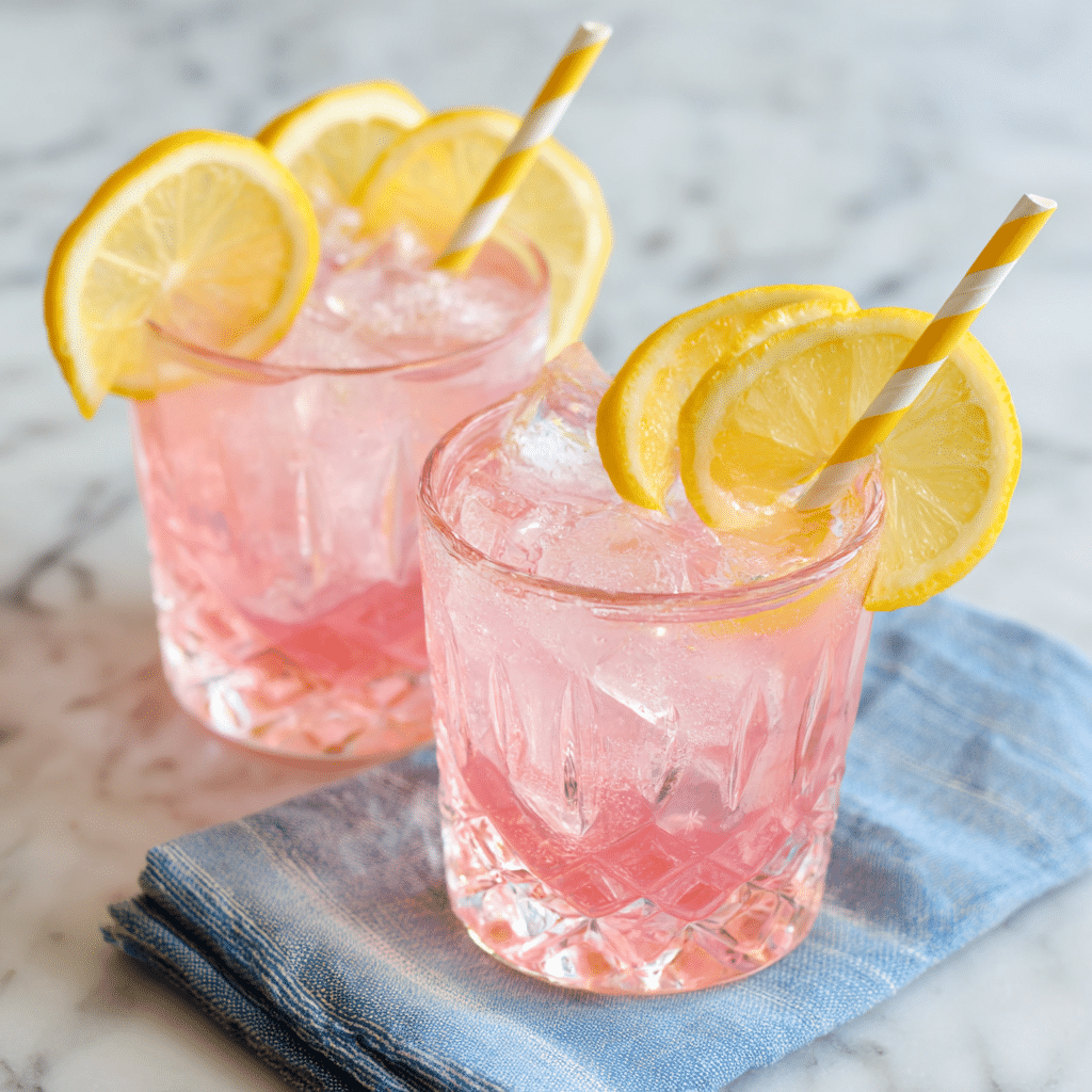Pink Starburst Hennessy Lemonade: A Sweet & Sassy Summer Sipper 5 Pink Starburst Hennessy Lemonade cocktail in a rocks glass