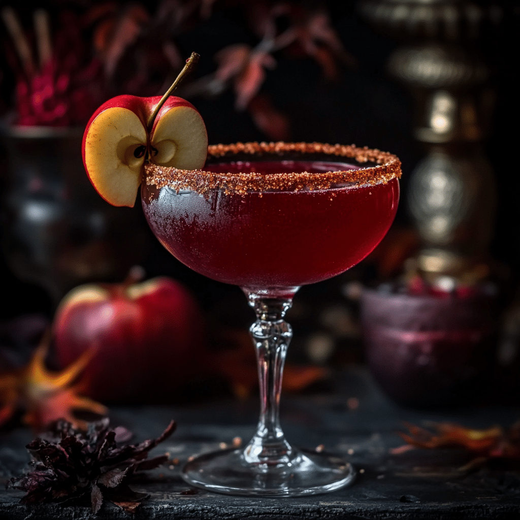 Snow White Poison Apple Cocktail – A Wickedly Good Drink That Tastes Like Magic 4 Snow White Poison Apple Cocktail in a margarita glass
