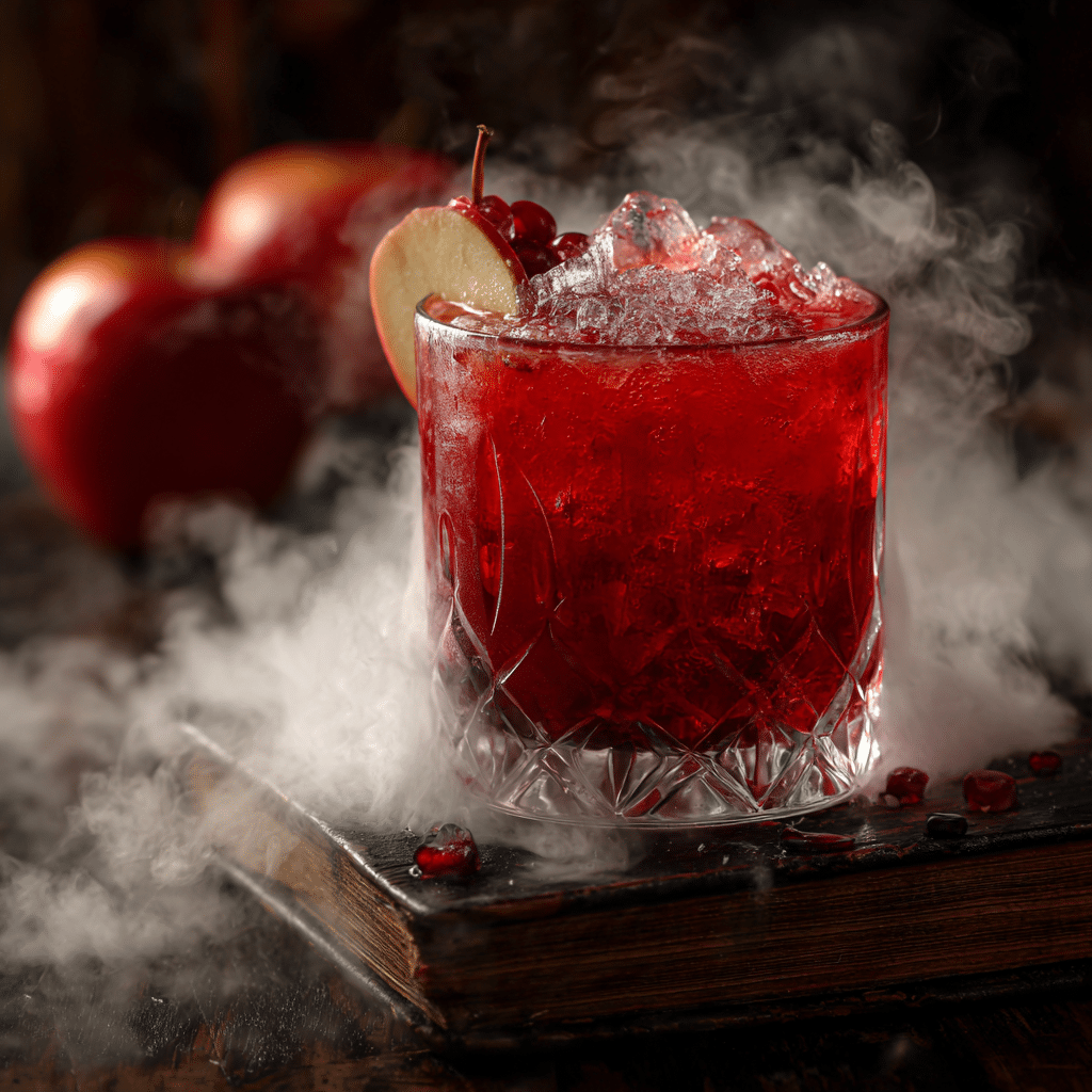Snow White Poison Apple Cocktail – A Wickedly Good Drink That Tastes Like Magic 5 Snow White Poison Apple Cocktail with dry ice