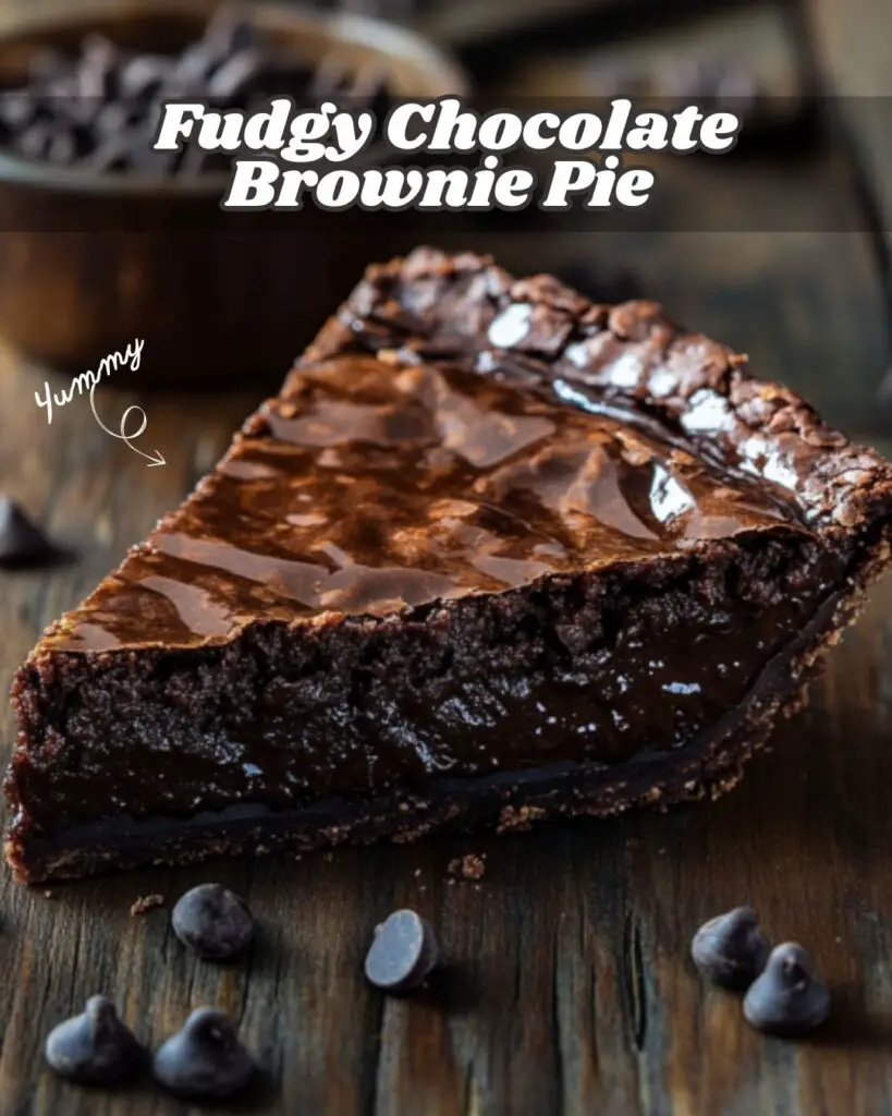 Fudgy Chocolate Brownie Pie: A Decadent Dessert Masterpiece 🍫🥧