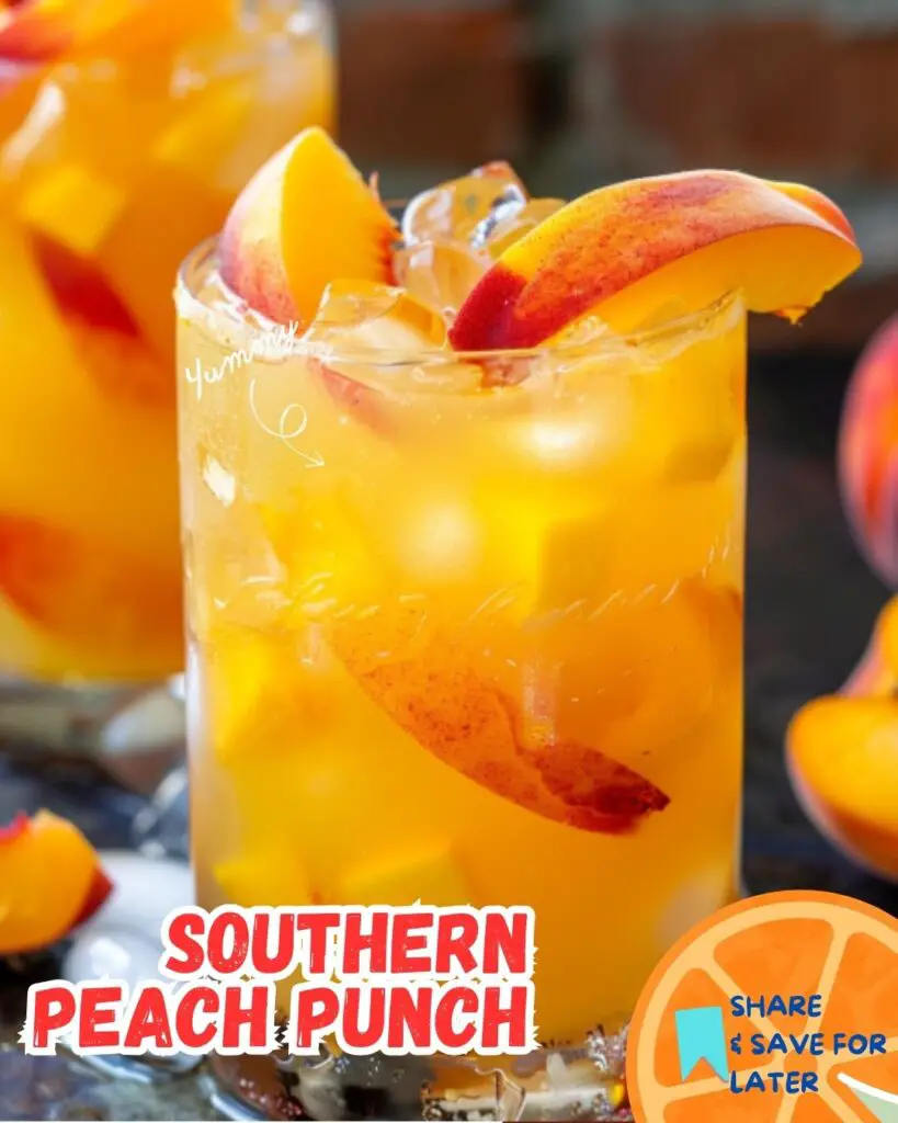 Southern Peach Punch: A Refreshing Sip of the South