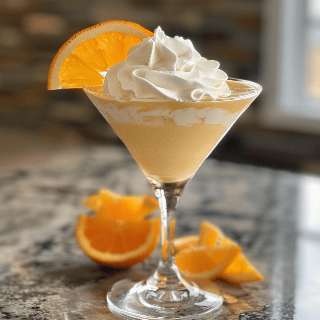 Orange Creamsicletini: A Creamy Citrus Cocktail That Feels Like Summer in a Glass 5 Orange Creamsicletini serving presentation