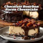 Chocolate Bourbon Bacon Cheesecake: A Decadent Delight