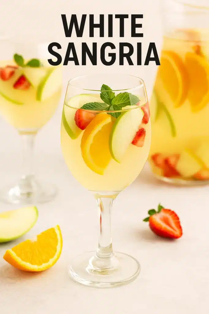 White Sangria Recipe – 10 Minutes to Refreshing Summer Bliss 4 White sangaria