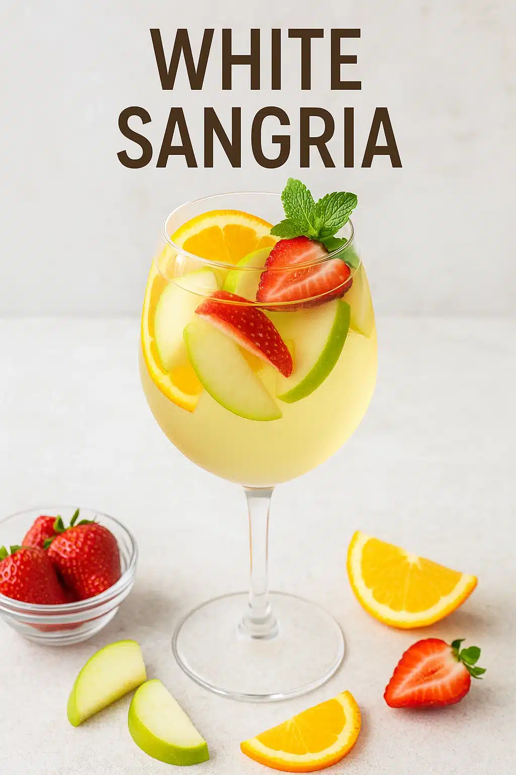 White Sangria cocktail