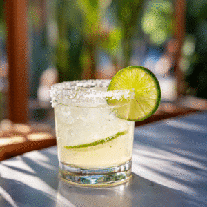 Skinny Margarita: Light, Zesty, and Absolutely Refreshing 2 Skinny Margarita cocktail with lime and salt