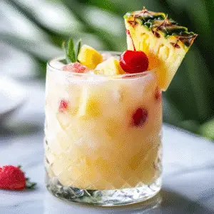 Ultimate Piña Colada Sangria – Your Dream Summer Party Drink 2 Glass of Piña Colada Sangria