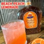 Looking for a perfect summer sip? Delight in the fruity flavors of Beach Peach Lemonade! Mix 1.5 oz of Crown Royal Peach with 1/2 cup of lemonade & serve it chilled. Add some peach slices for an extra touch! Cheers to refreshing vibes! #SummerDrinks #BeachPeachLemonade #Cheers https://recipestrip.com/delight-in-beach-peach-lemonade-the-fruity-refreshment/