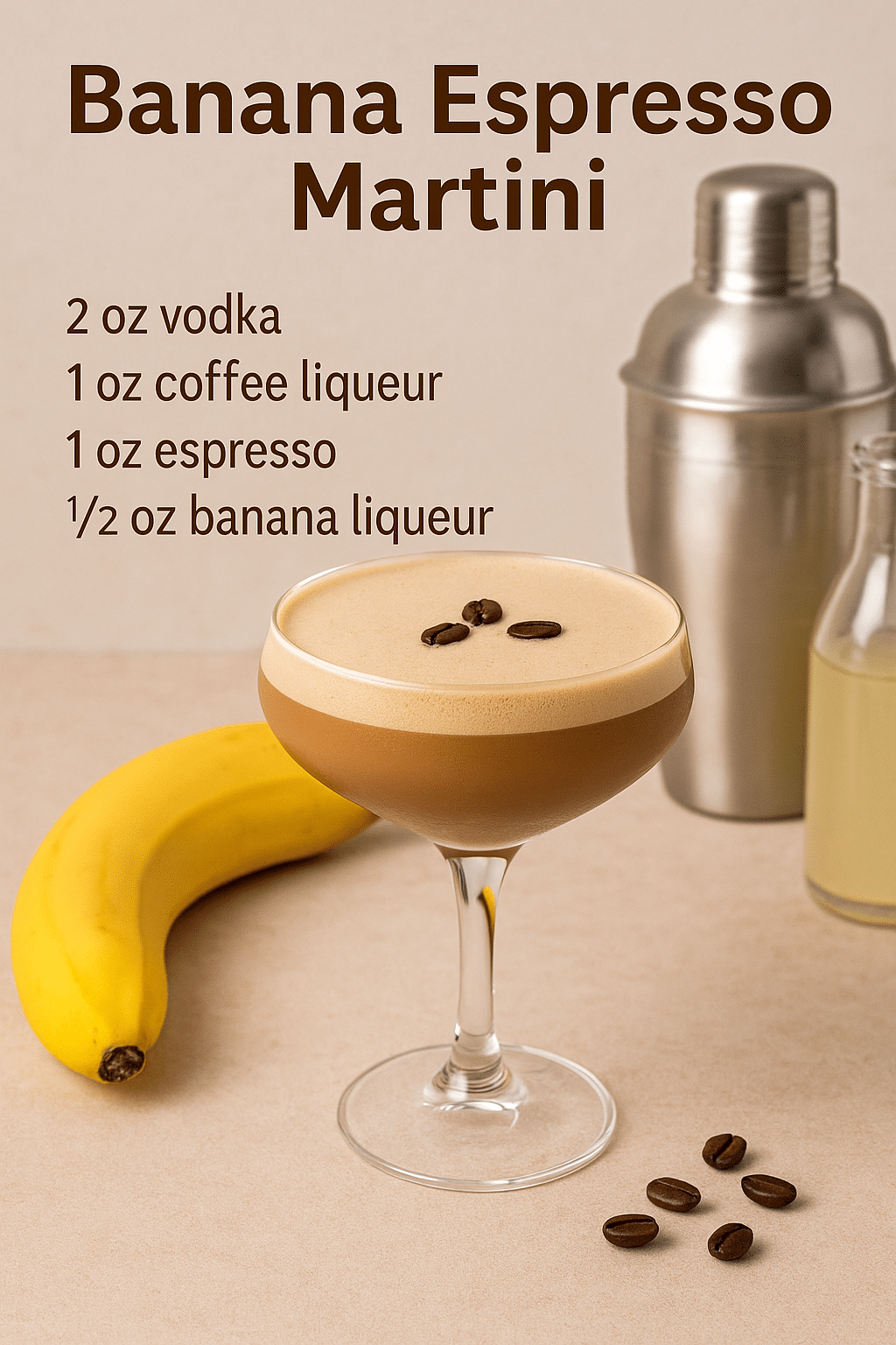 Banana Espresso Martini