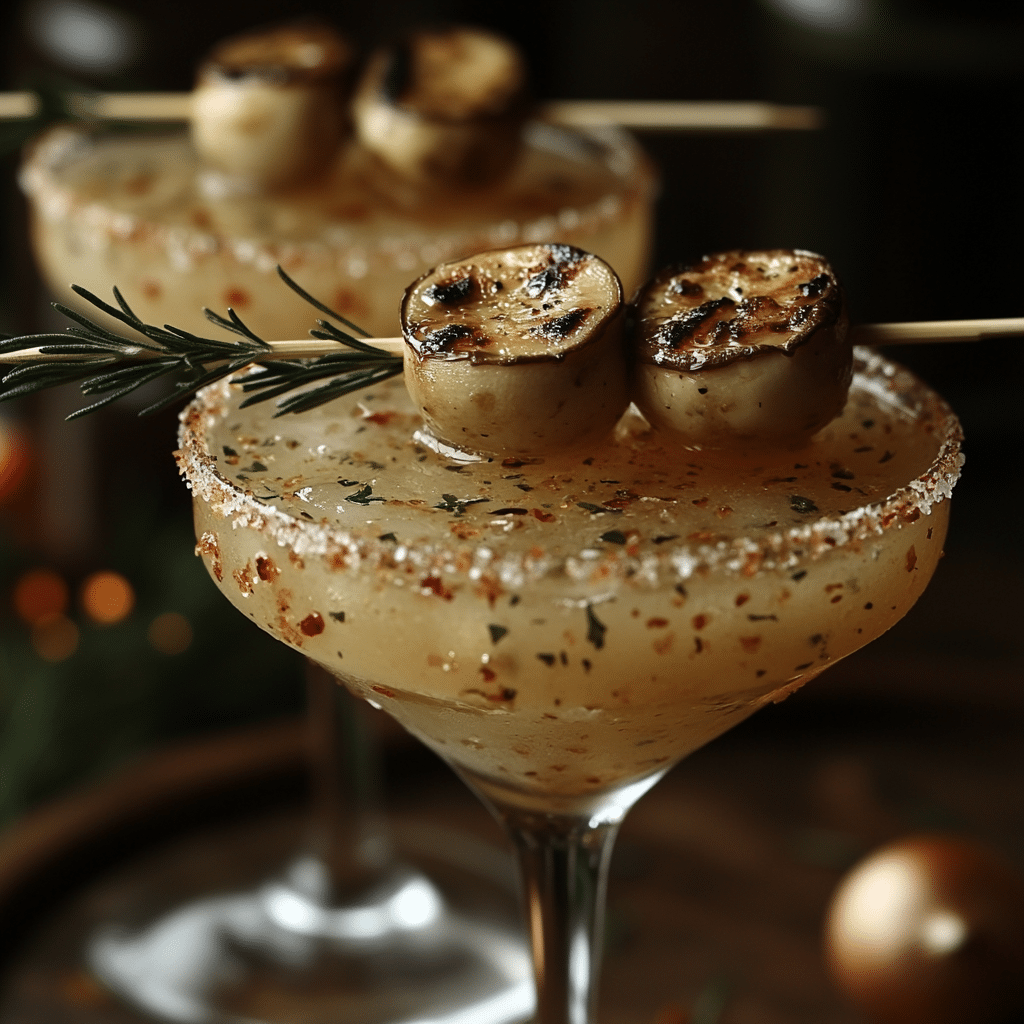 Umami Savory Cocktails: Bold Flavors in Every Sip 4 Umami savory cocktail with seaweed and miso martini