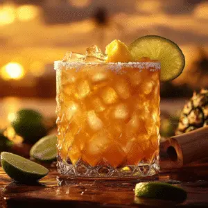 Low-Sugar Cocktails That Actually Taste Amazing 3 Malibu Pineapple Margarita Low-Sugar Cocktail