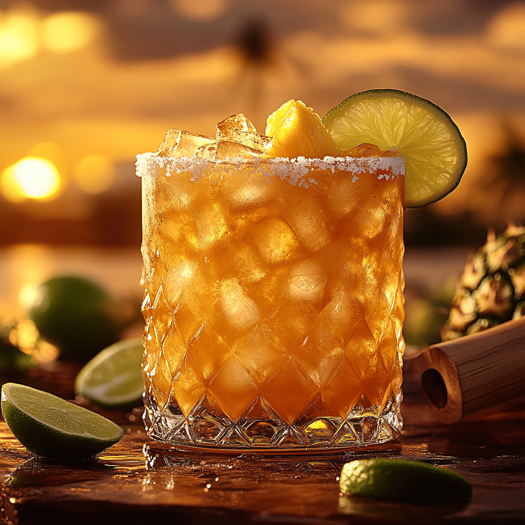 Low-Sugar Cocktails That Actually Taste Amazing 6 Malibu Pineapple Margarita Low-Sugar Cocktail