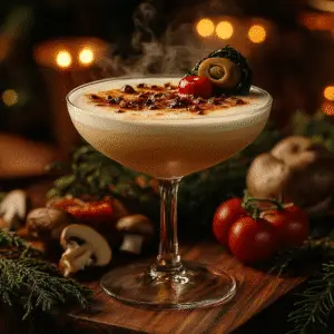 Umami Savory Cocktails: Bold Flavors in Every Sip 2 Umami savory cocktails with seaweed and miso martini