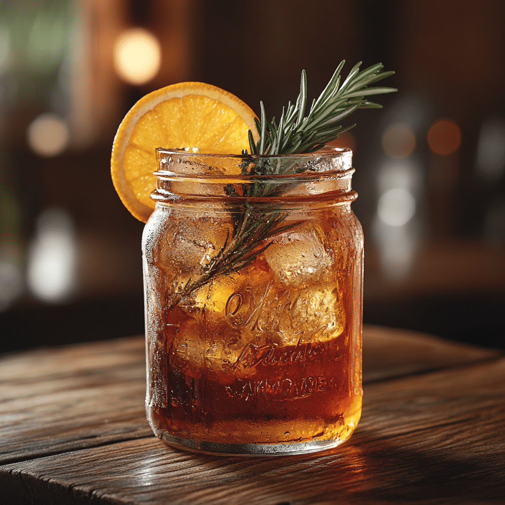 Mason Jar Cocktails: Rustic Charm Meets Real Function 6 Vintage mason jar cocktail with rosemary and citrus