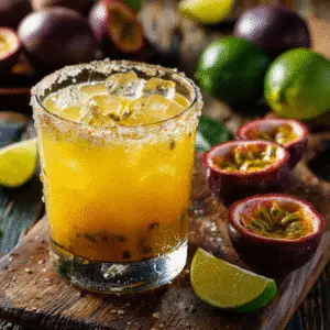 Passion Fruit Margarita: A Bright, Tropical Twist That Sings with Flavor 2 Passion fruit margarita with fresh limes on table