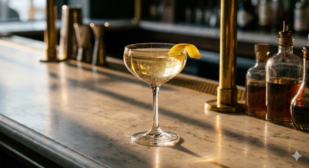 clarified milk punch cocktail