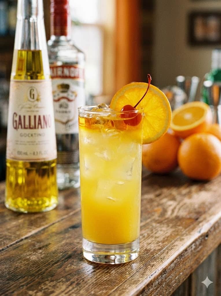 Harvey Wallbanger cocktail