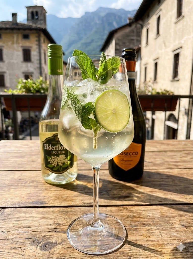 Hugo Spritz cocktail