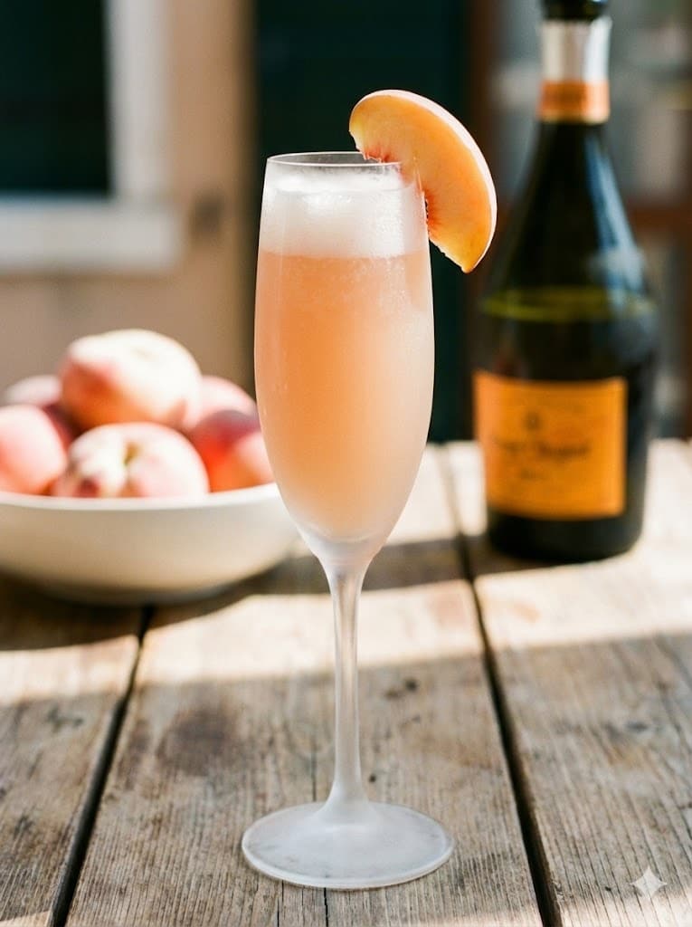 Bellini cocktail