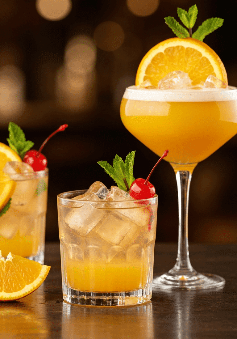 Zesty & Refreshing: Classic Cocktails with Orange Juice You’ll Love