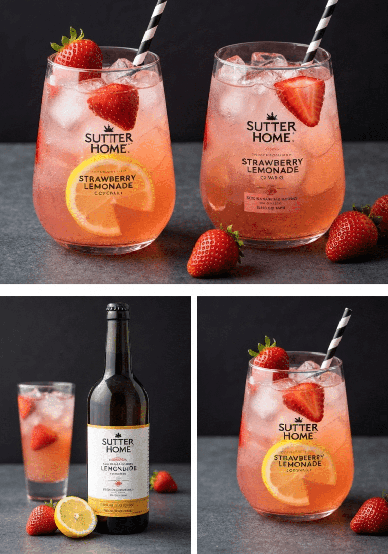 Sutter Home Strawberry Lemonade Wine Cocktail: The Ultimate Refreshing Summer Drink from the Brand Website